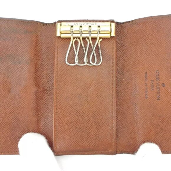 Louis Vuitton key case Monogram beige Monogram canvas Authentic used T10537 - Picture 5 of 9